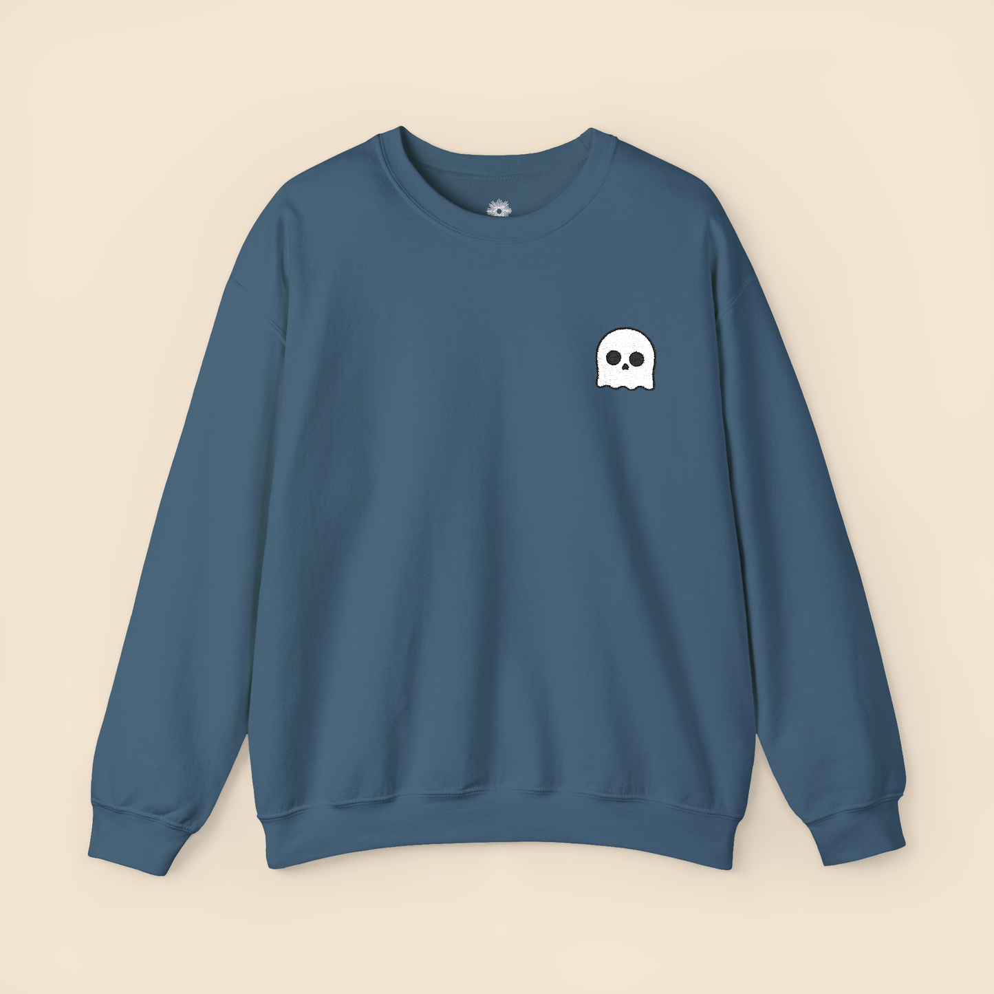 Embroidered Ghost Crewneck Sweatshirt