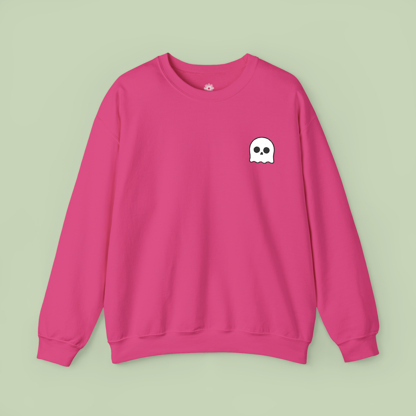 Embroidered Ghost Crewneck Sweatshirt