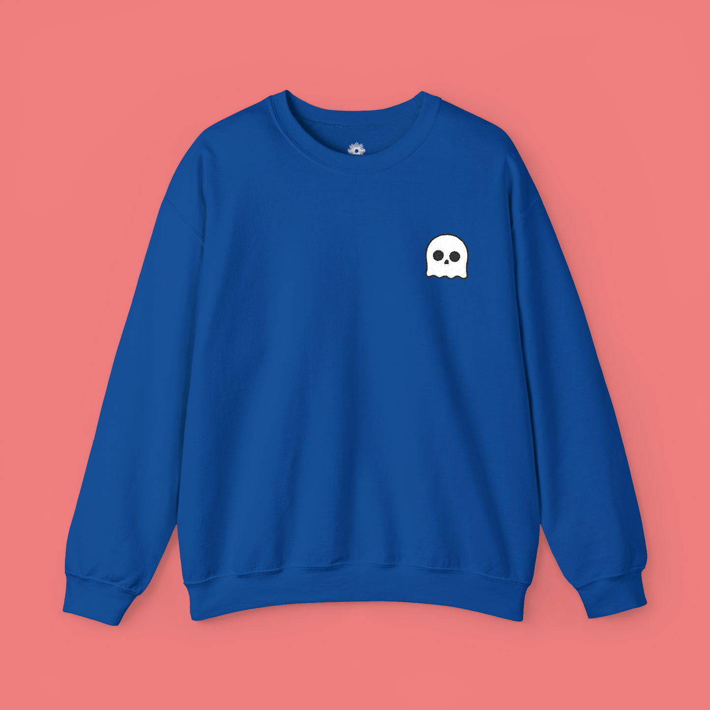 Embroidered Ghost Crewneck Sweatshirt