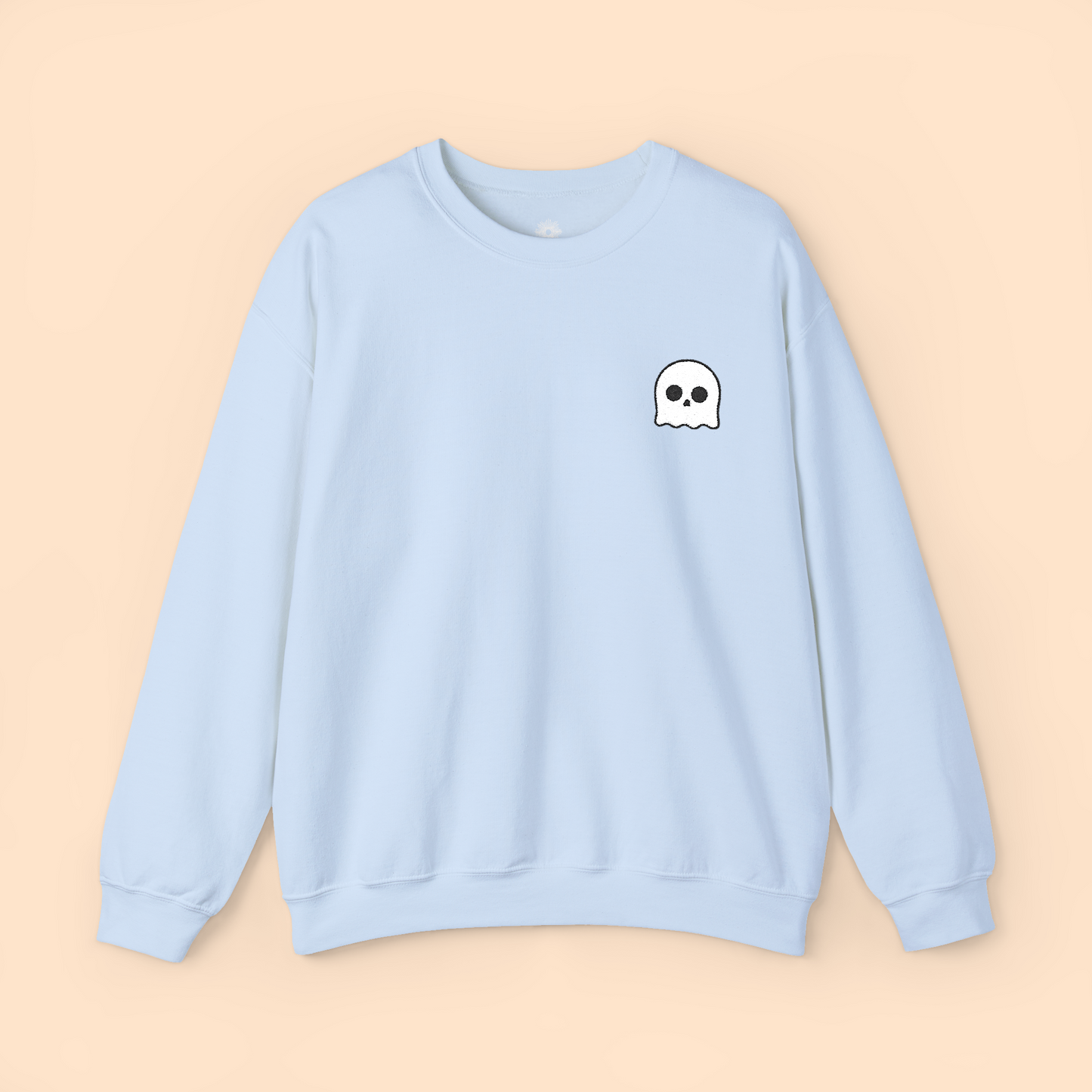 Embroidered Ghost Crewneck Sweatshirt