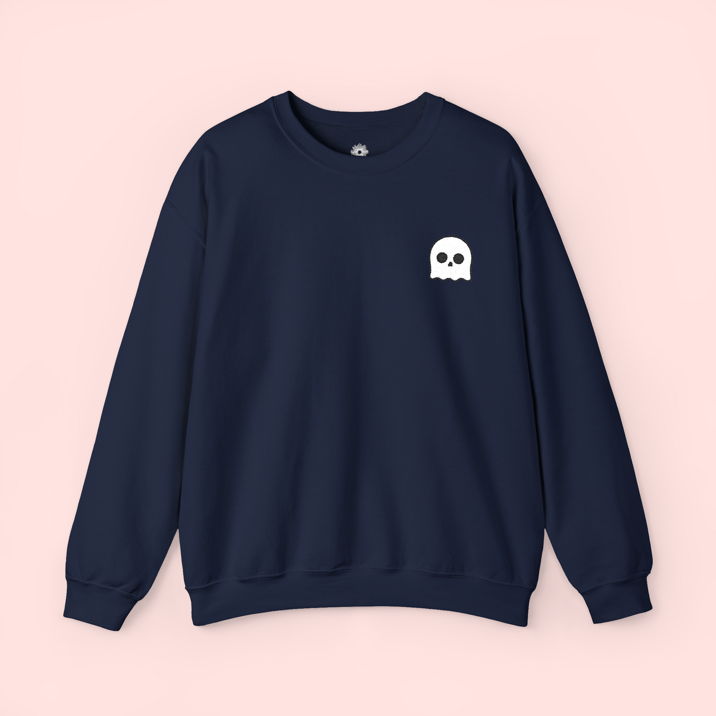 Embroidered Ghost Crewneck Sweatshirt