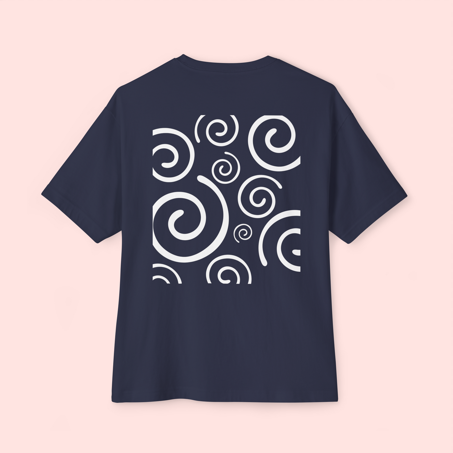 Oversized Boxy Tee 'Spirals'