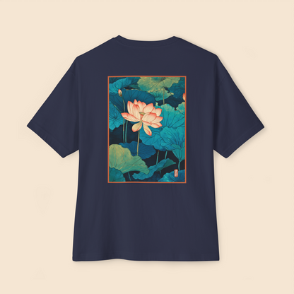 Boxy Tee 'Lotus pond'