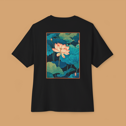Boxy Tee 'Lotus pond'