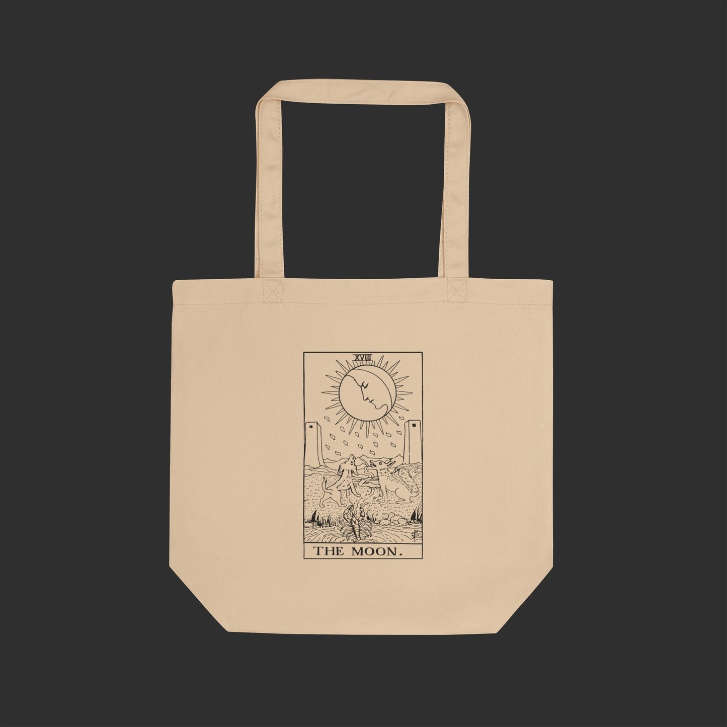 Eco Tote Bag - Tarot Card The Moon