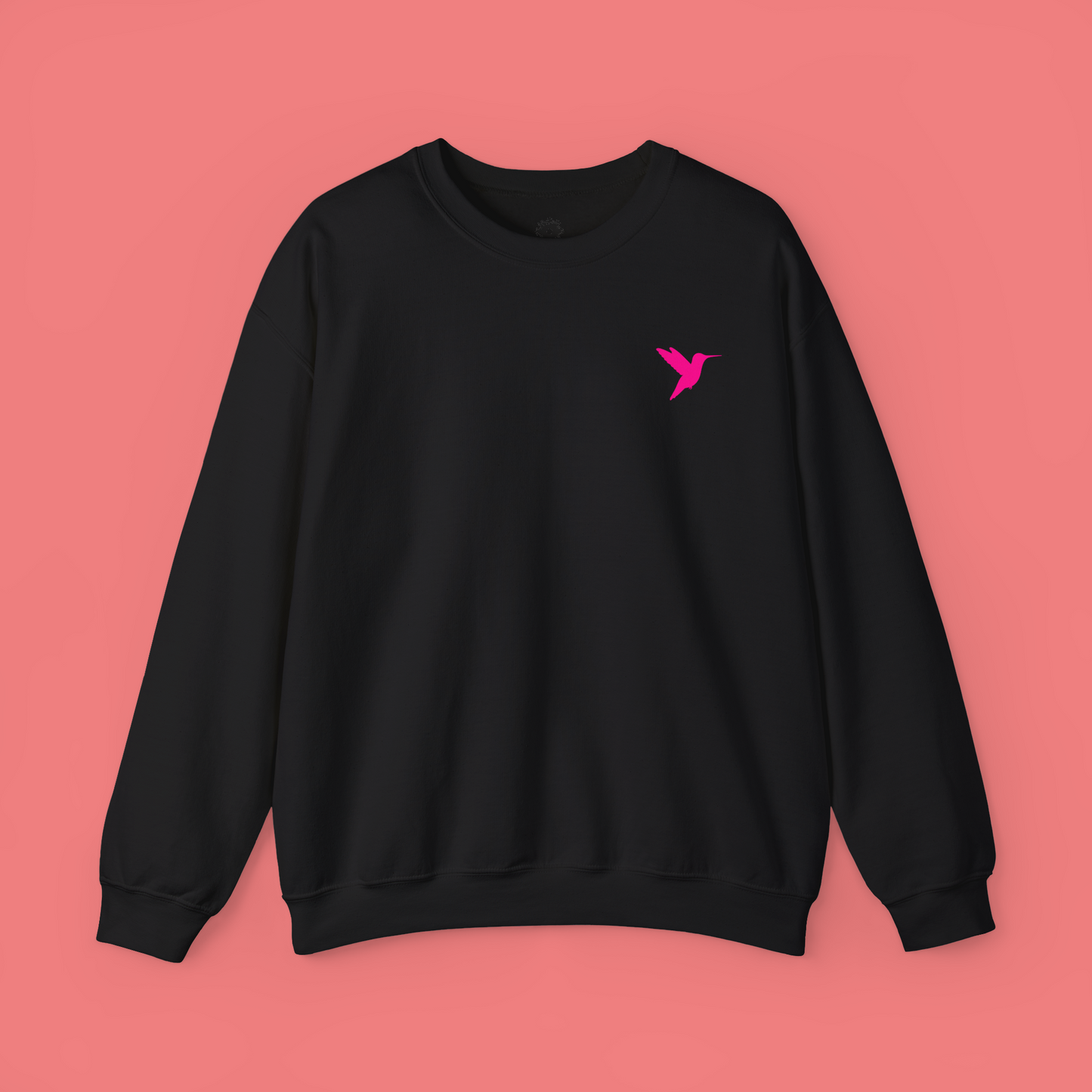 Embroidered 'Hummingbird' Crewneck Sweatshirt