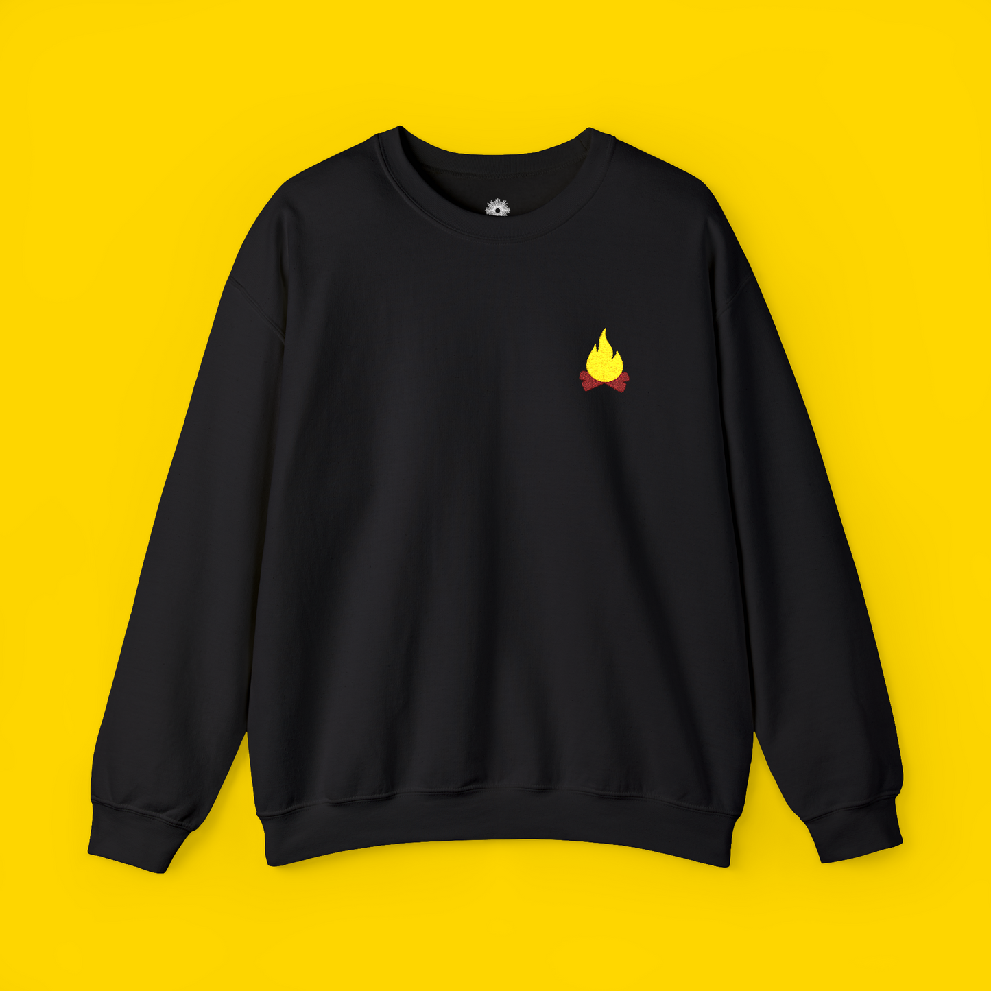 Embroidered 'Campfire' Crewneck Sweatshirt