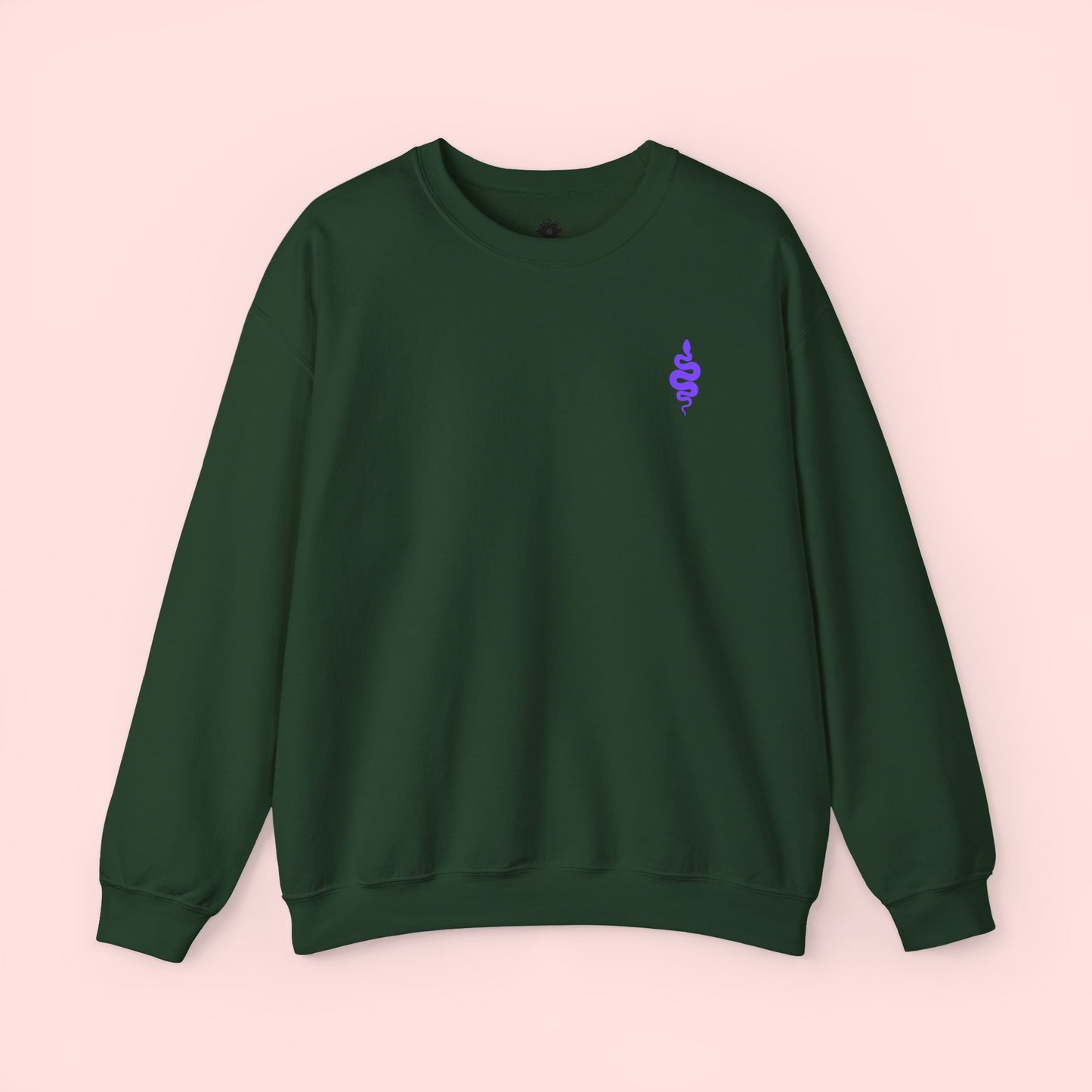 Embroidered 'Snake' Crewneck Sweatshirt