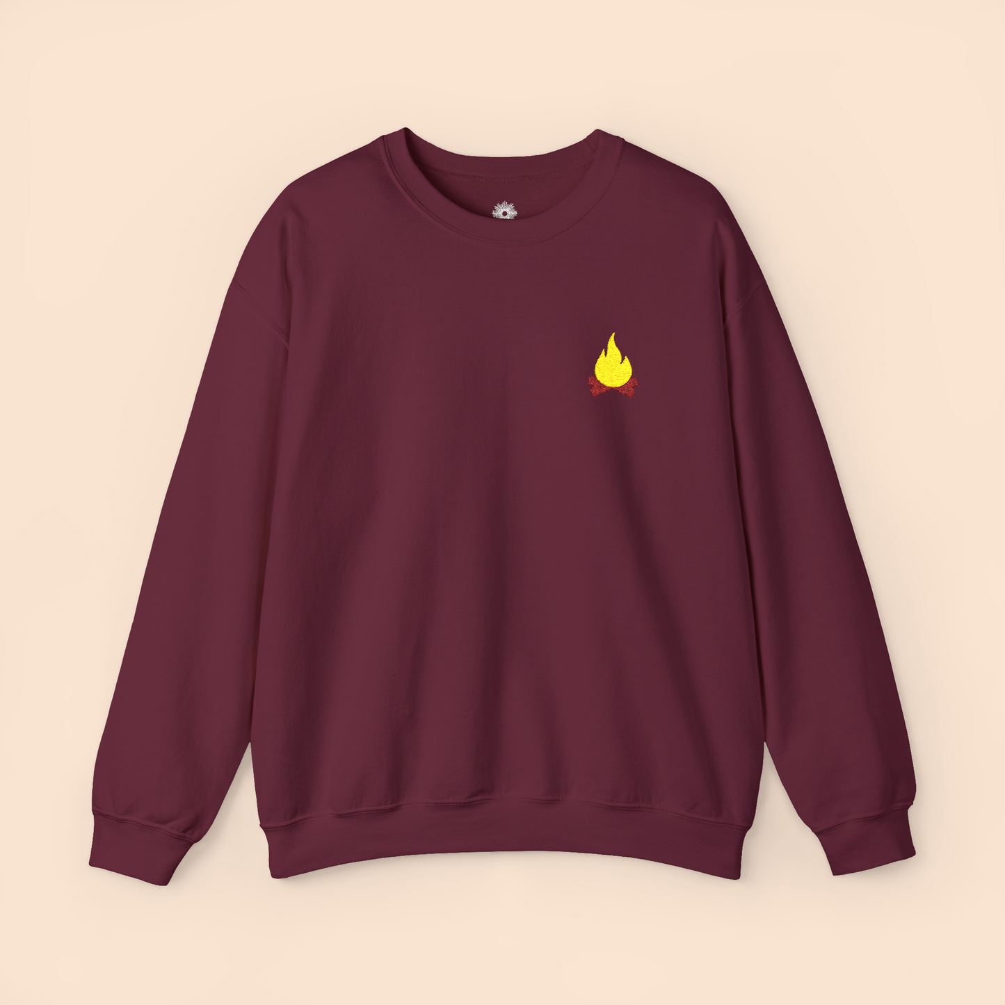 Embroidered 'Campfire' Crewneck Sweatshirt