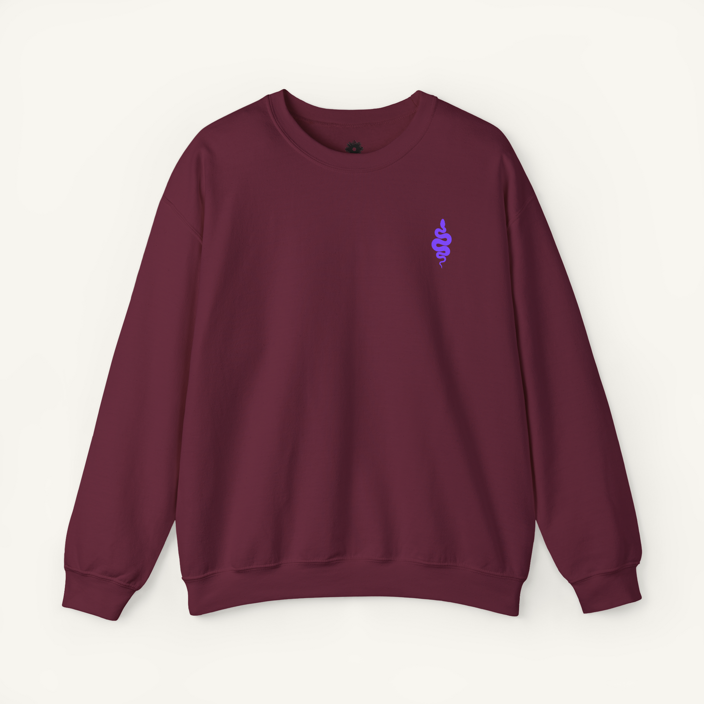 Embroidered 'Snake' Crewneck Sweatshirt