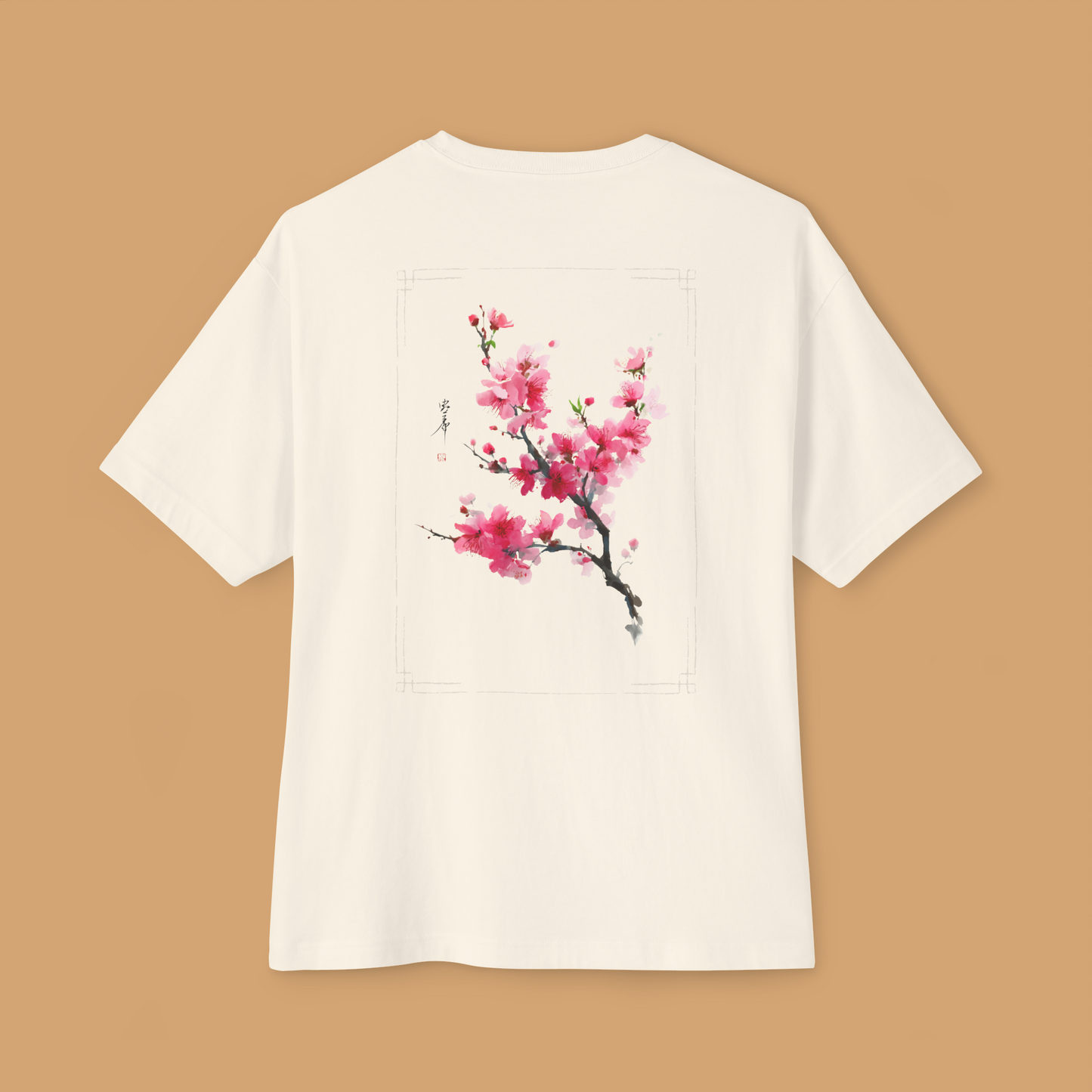 Oversized Tee 'Japanese Cherry Blossoms'