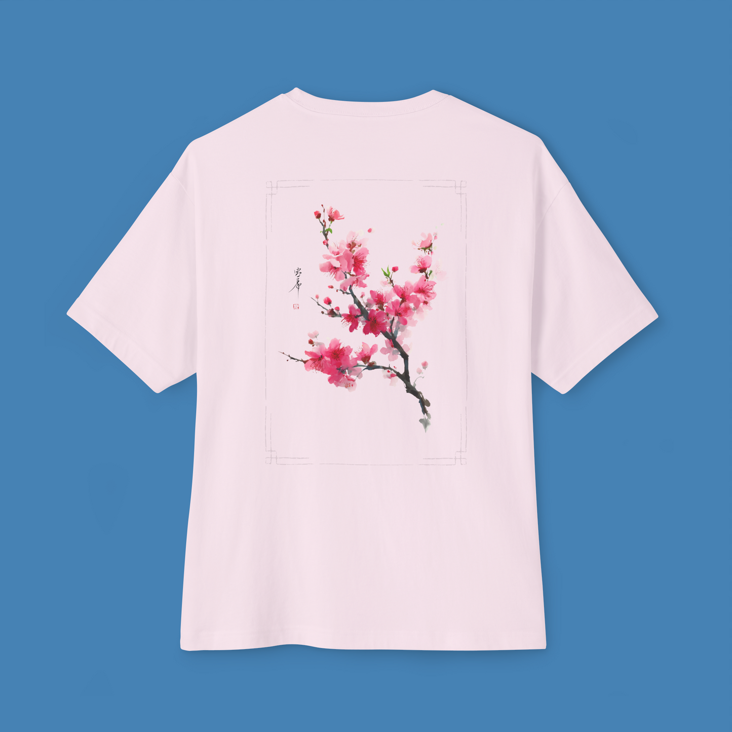Oversized Tee 'Japanese Cherry Blossoms'