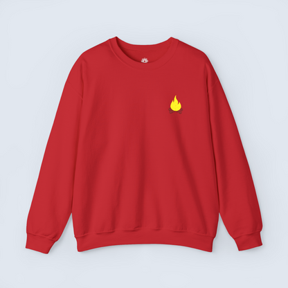 Embroidered 'Campfire' Crewneck Sweatshirt