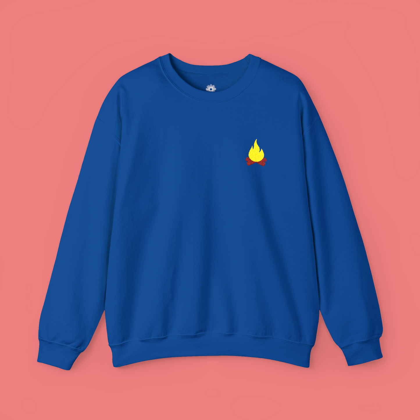 Embroidered 'Campfire' Crewneck Sweatshirt