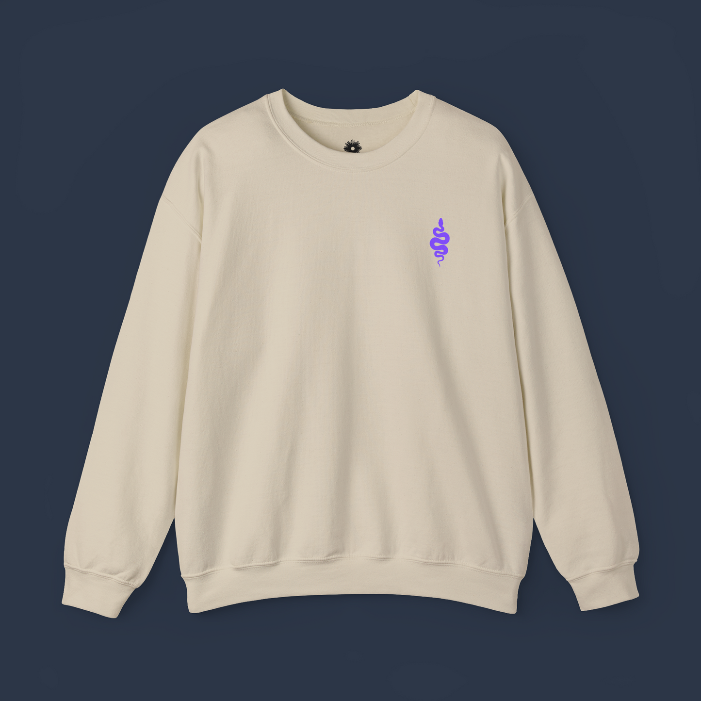 Embroidered 'Snake' Crewneck Sweatshirt