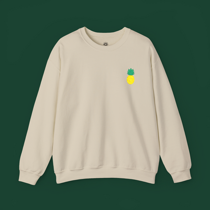 Embroidered 'Pineapple' Crewneck Sweatshirt