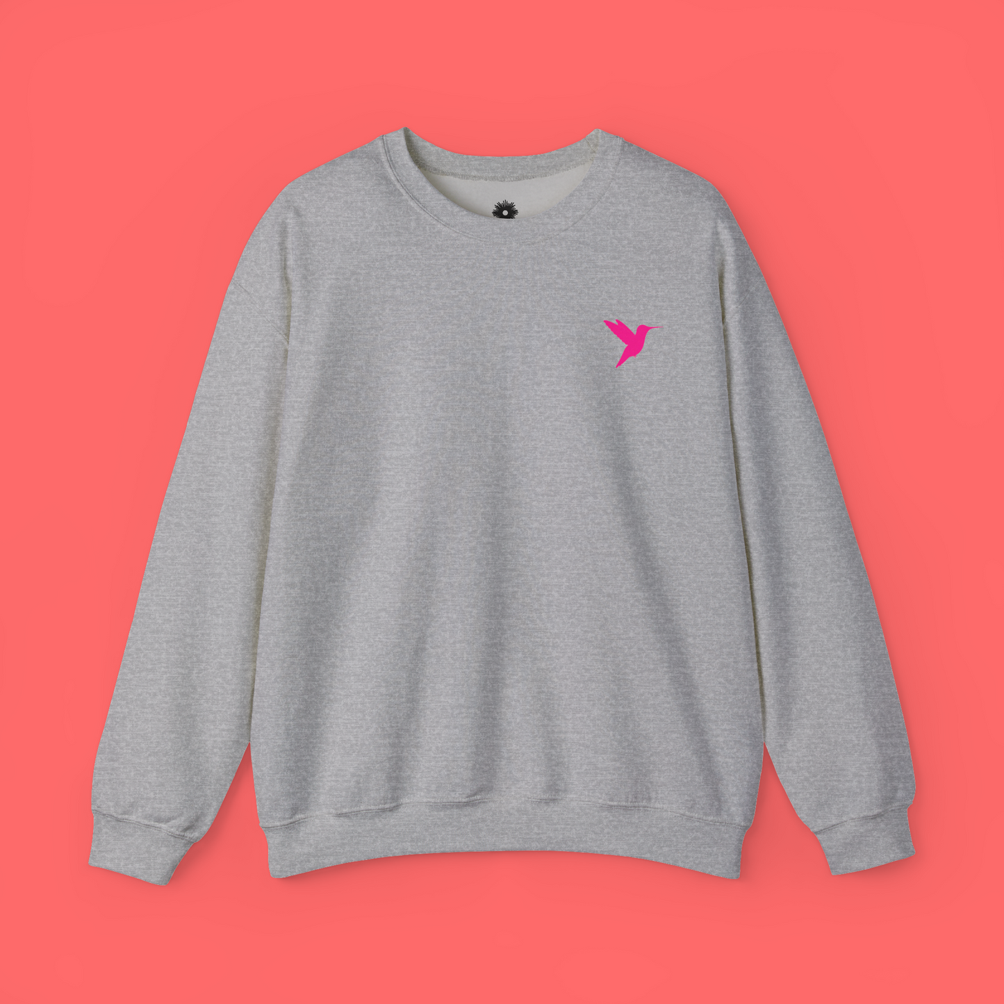 Embroidered 'Hummingbird' Crewneck Sweatshirt