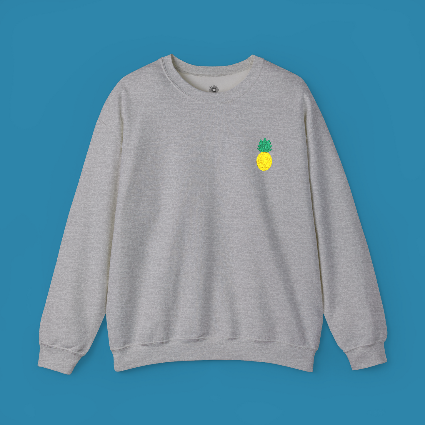 Embroidered 'Pineapple' Crewneck Sweatshirt