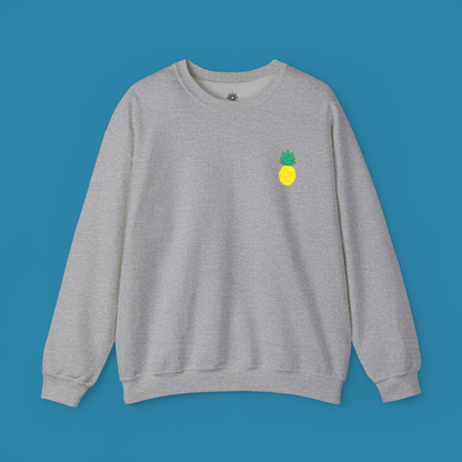 Embroidered 'Pineapple' Crewneck Sweatshirt