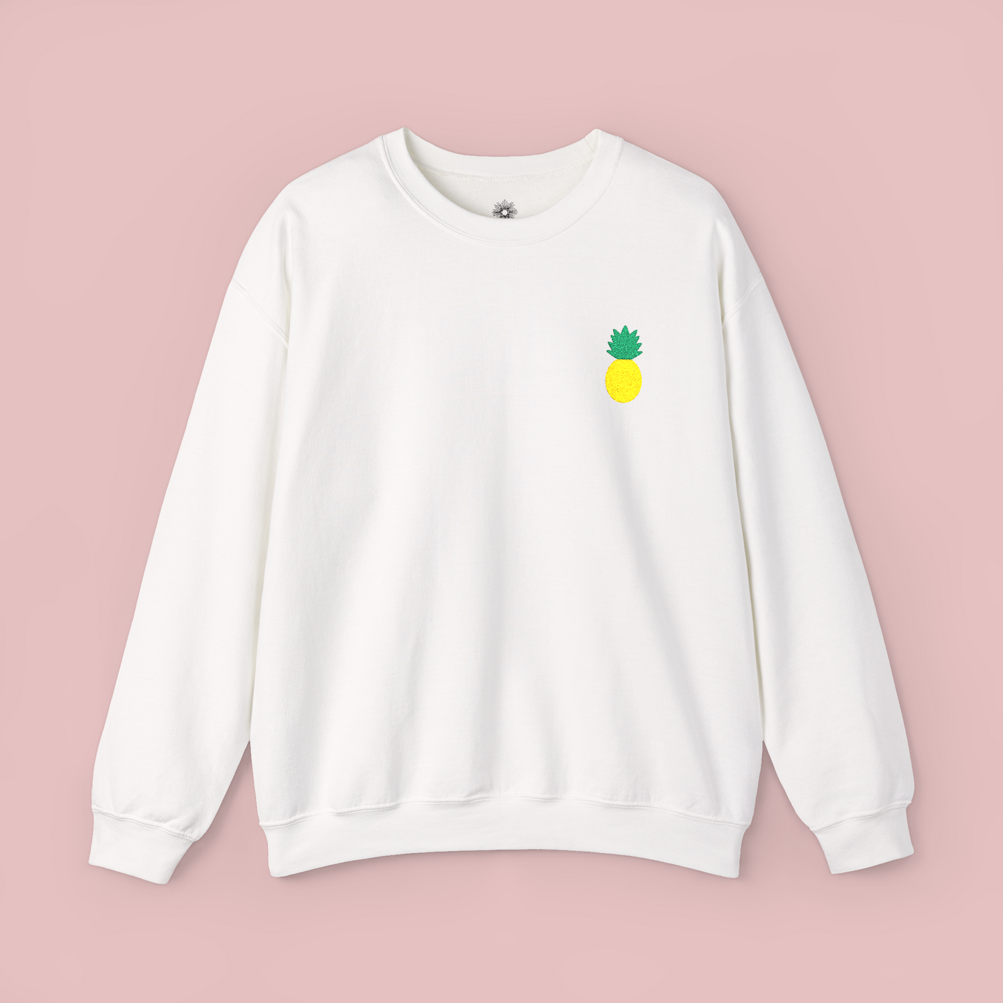 Embroidered 'Pineapple' Crewneck Sweatshirt