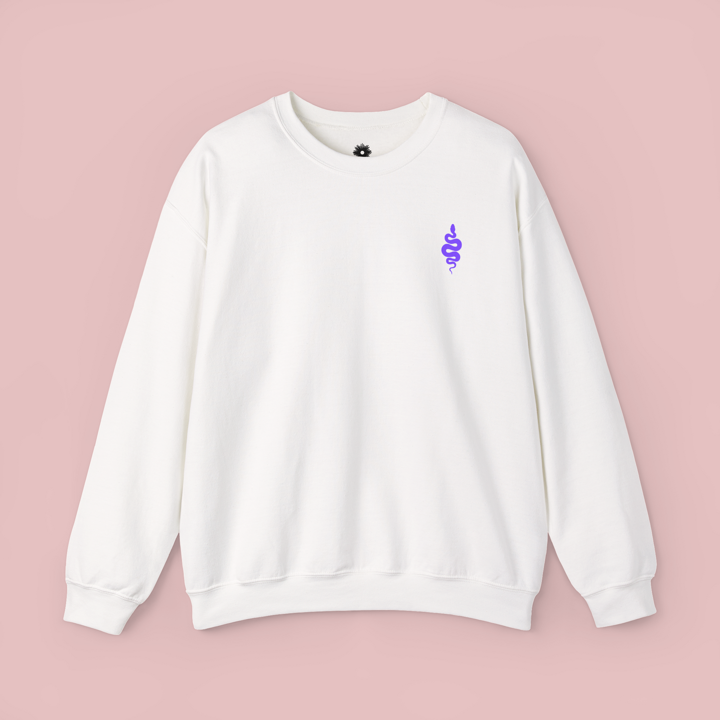 Embroidered 'Snake' Crewneck Sweatshirt