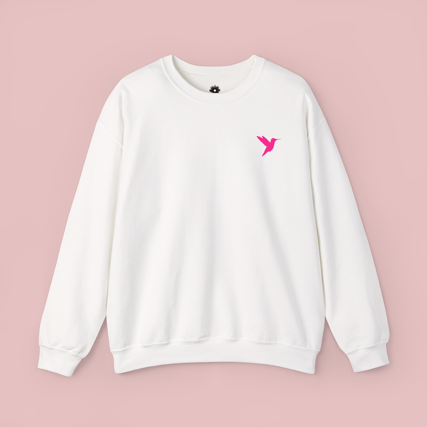Embroidered 'Hummingbird' Crewneck Sweatshirt