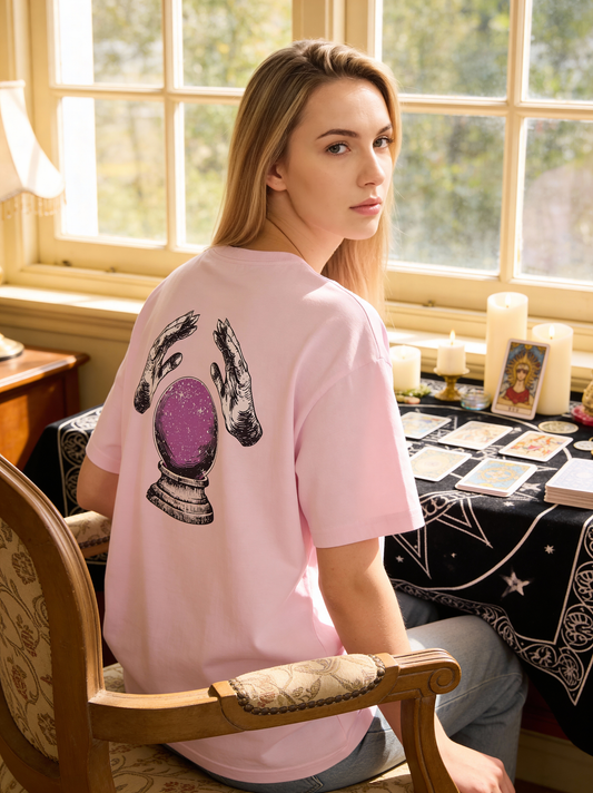 Oversized Boxy Tee "Crystal Ball"