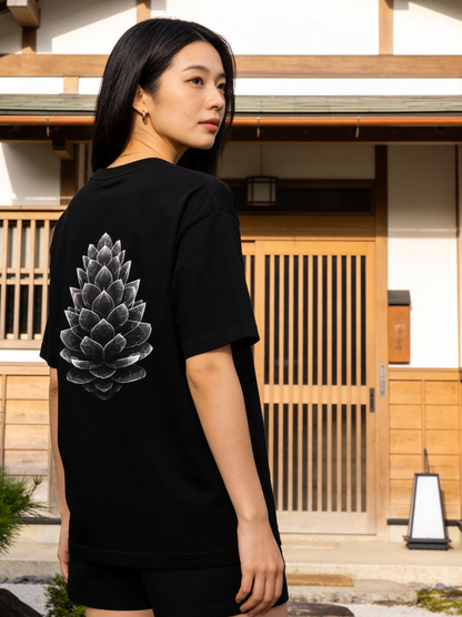Oversized Boxy Tee 'Pine Cone'